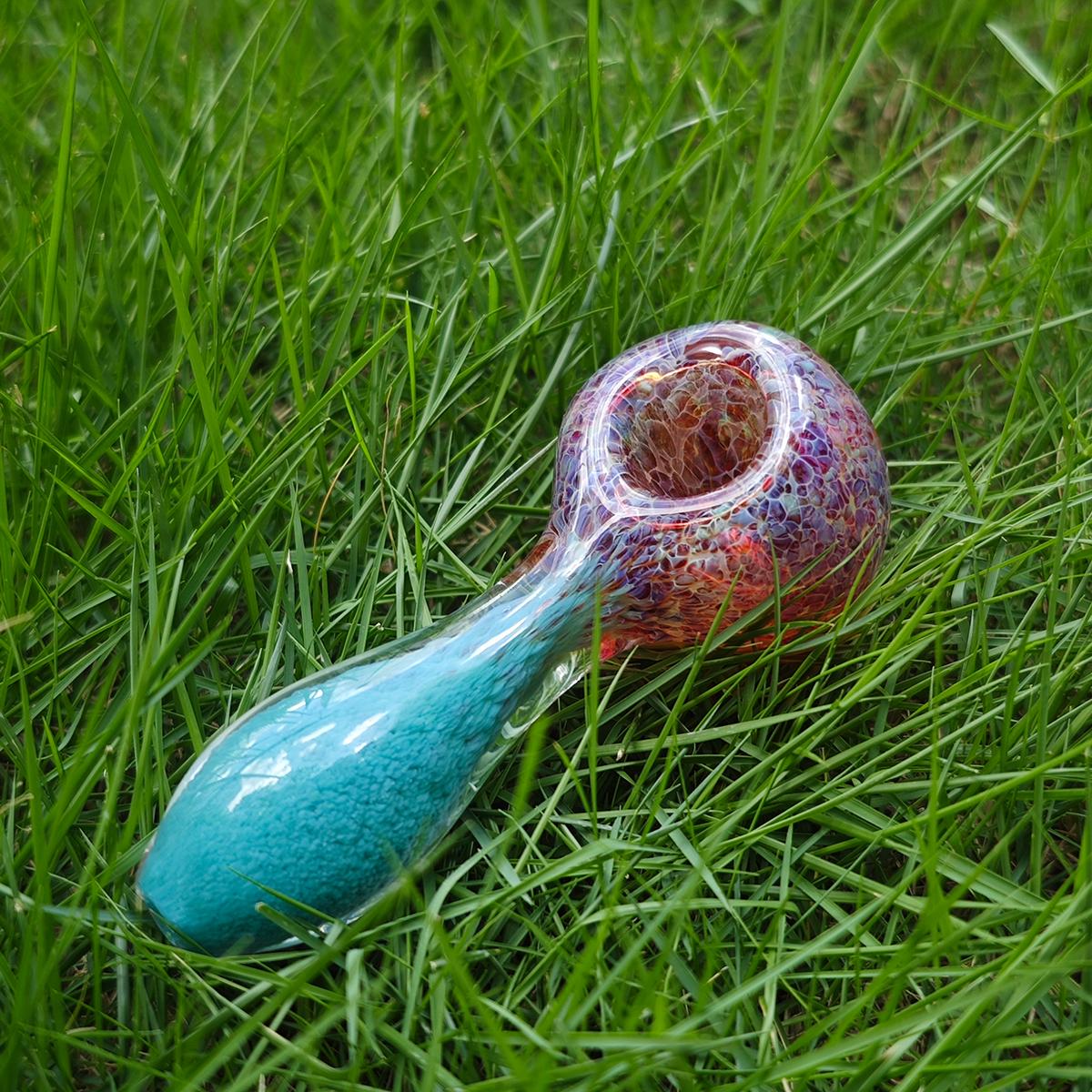 Girly Glass Pipe Blue/Purple