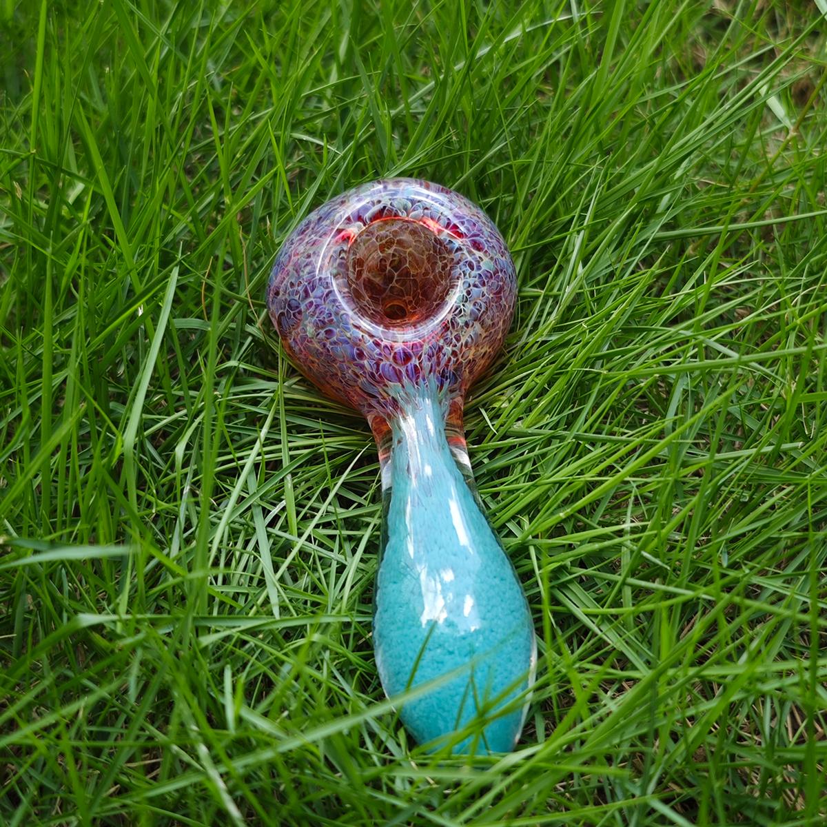 Girly Glass Pipe Blue/Purple